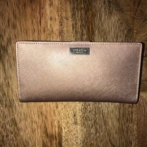 Kate Spade rose gold wallet